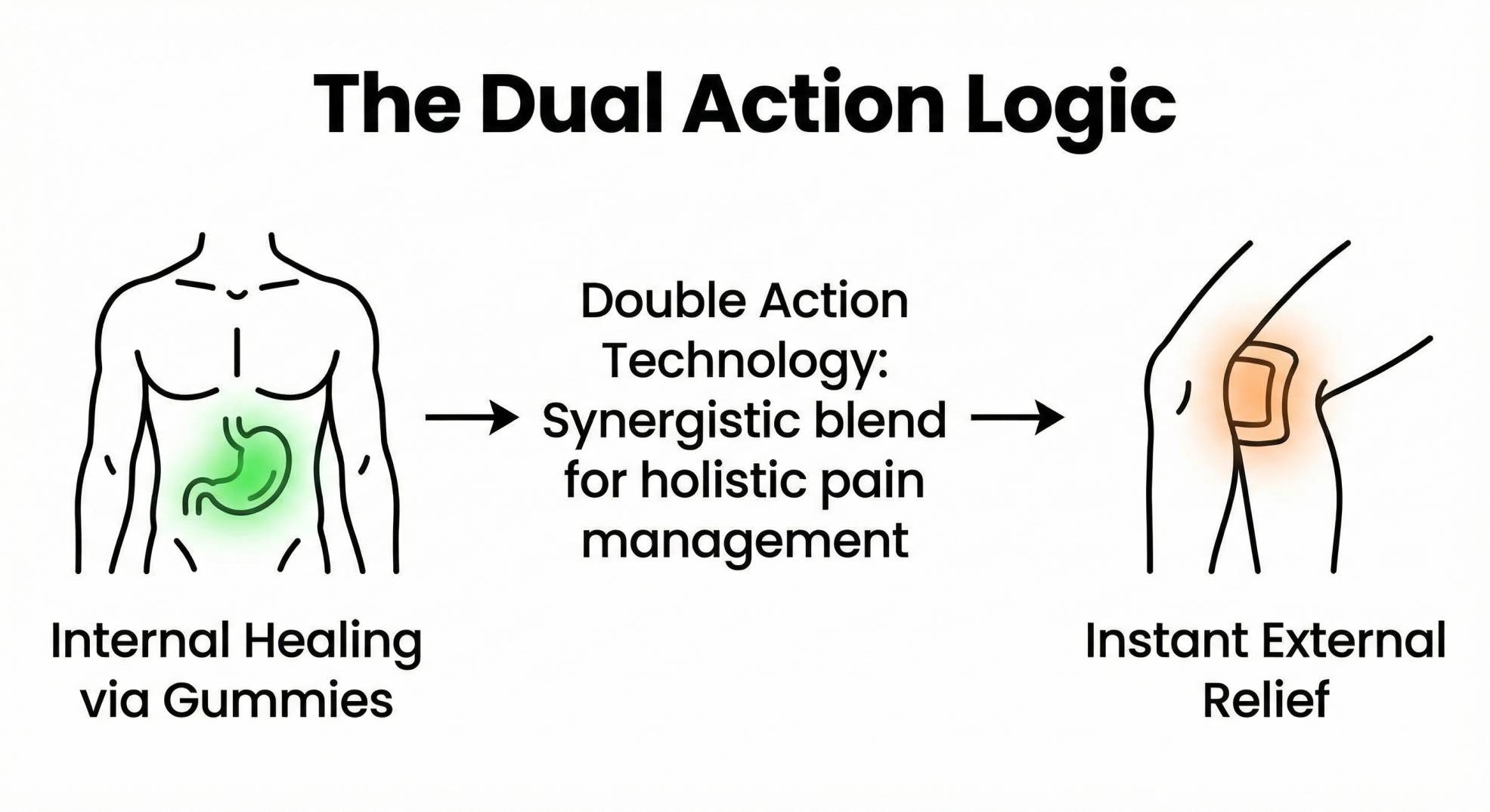 Dual Action Pain Relief Kit (Gummy Vati + Herbal Patches) - Image 3